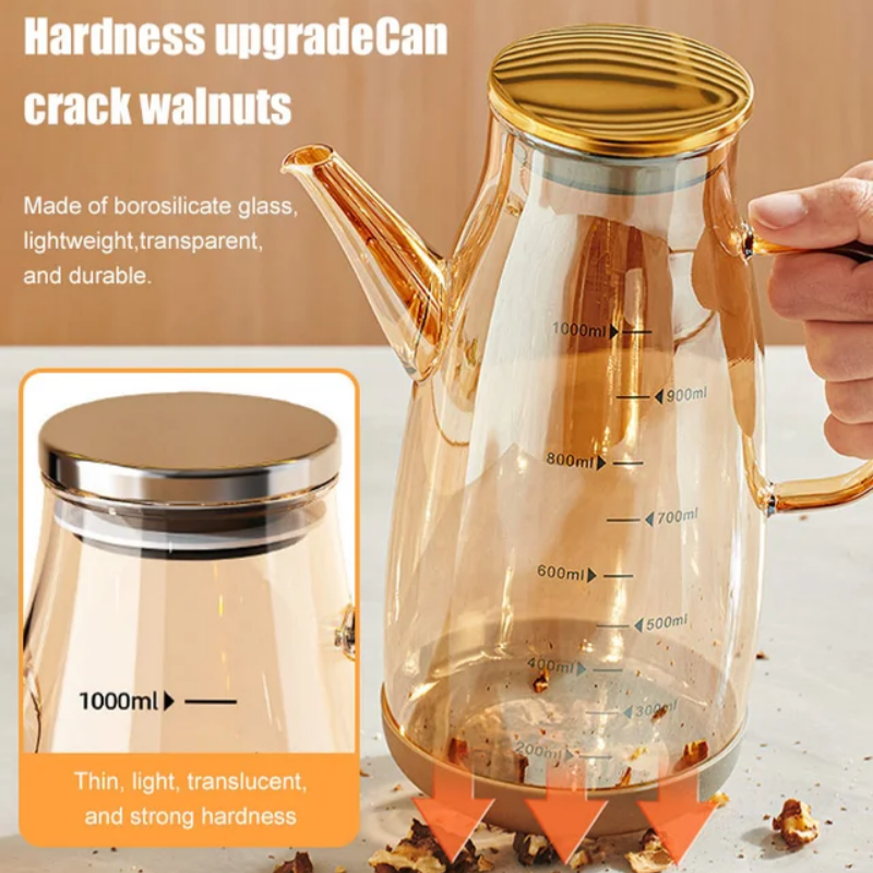 Lisslune | Oil dispensing bottle with drip-free spout