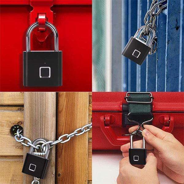 Lisslune | Limited Time Portable Fingerprint Lock, Smart Door Lock with Theft Protection