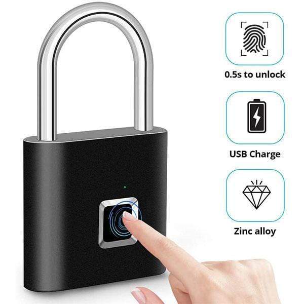 Lisslune | Limited Time Portable Fingerprint Lock, Smart Door Lock with Theft Protection
