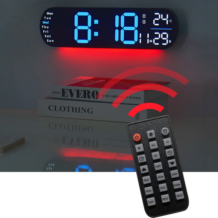 Lisslune | Multifunctional Decorative LED Digital Wall Clock
