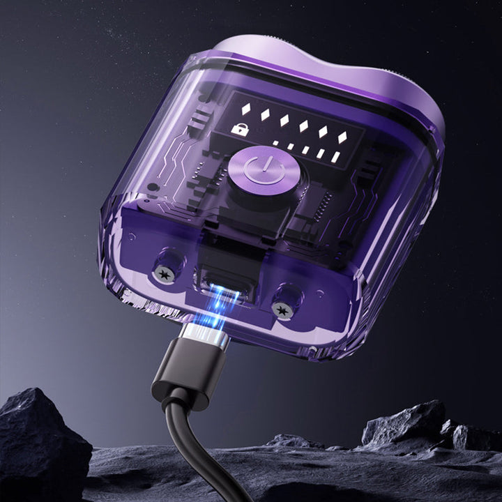 Lisslune | Futuristic transparent mini electric smooth shaver