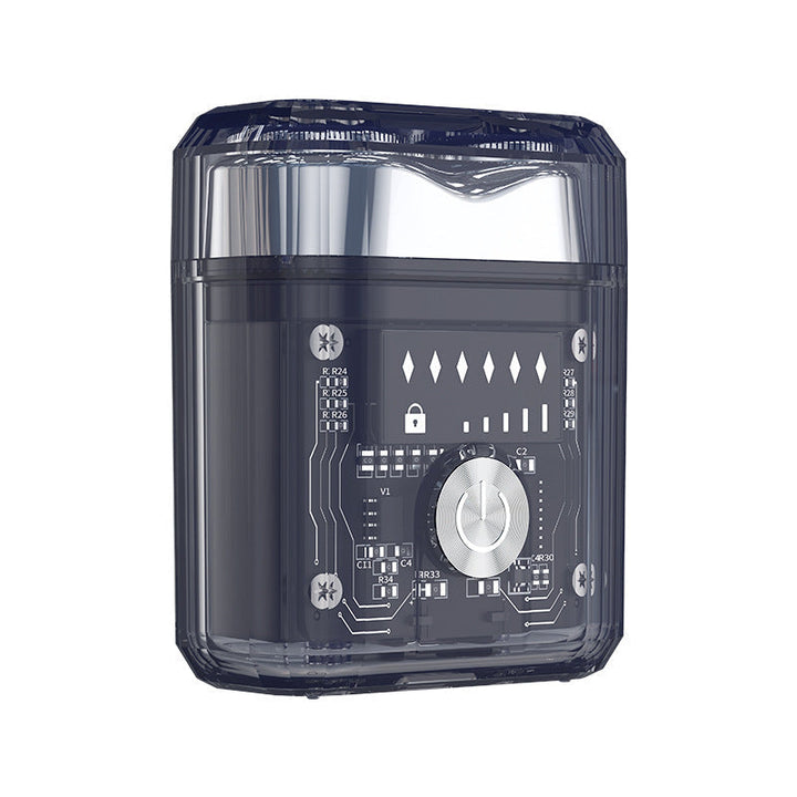 Lisslune | Futuristic transparent mini electric smooth shaver