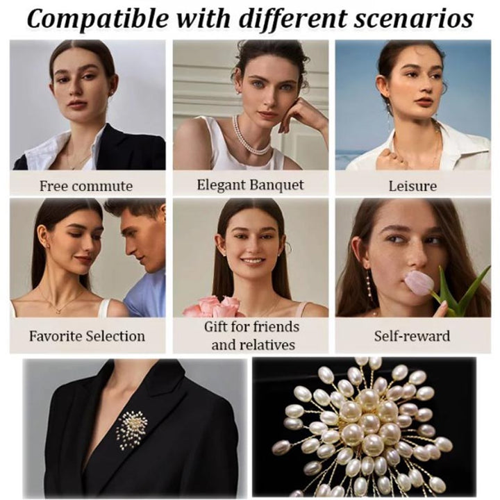 Lisslune | BUY 1 GET 1 FREELadies' high-end exquisite handmade pearl brooch