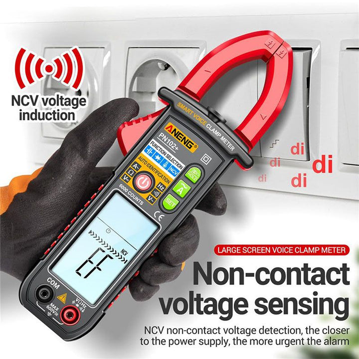 Lisslune | Intelligent voice-controlled clamp multimeter tester