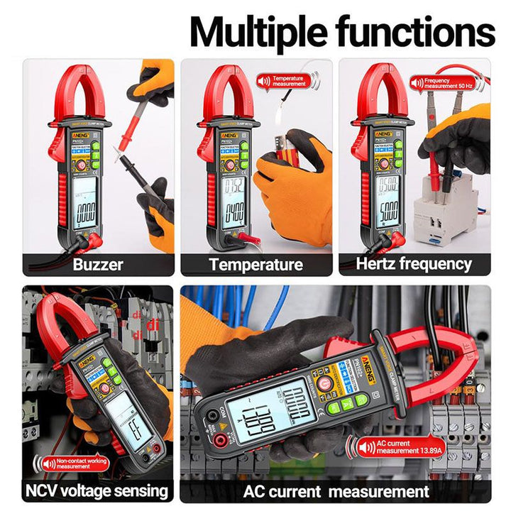 Lisslune | Intelligent voice-controlled clamp multimeter tester