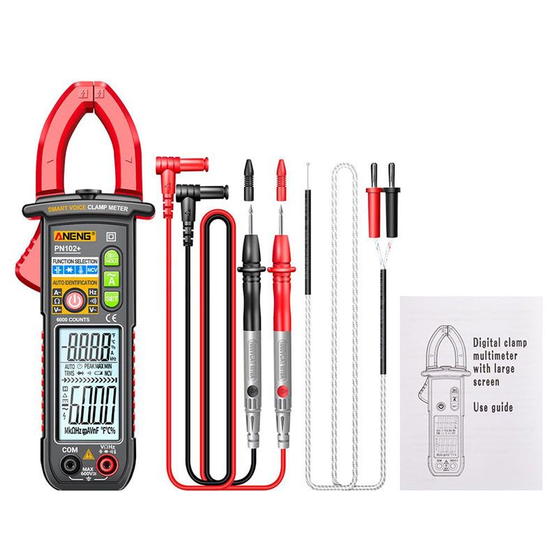 Lisslune | Intelligent voice-controlled clamp multimeter tester