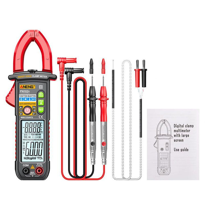 Lisslune | Intelligent voice-controlled clamp multimeter tester