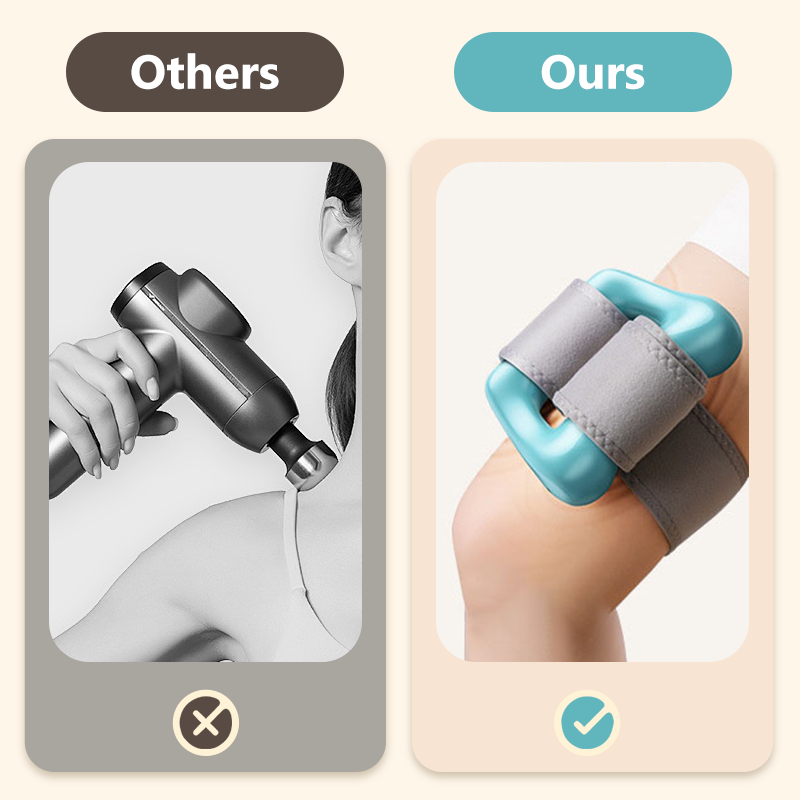 Lisslune | Portable massager with 5 speeds and adjustable strap
