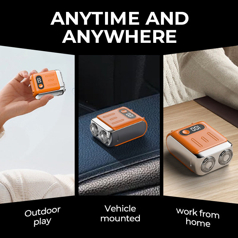 Lisslune | Men's Portable Mini Rotary Electric Shaver