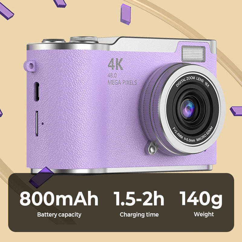 Skorter | 4K HD Flip-Screen Digital Camera