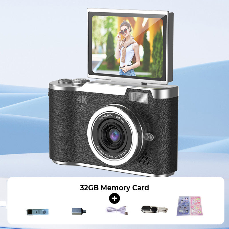 Skorter | 4K HD Flip-Screen Digital Camera