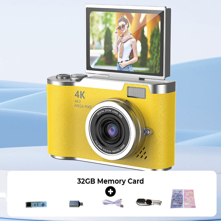 Skorter | 4K HD Flip-Screen Digital Camera