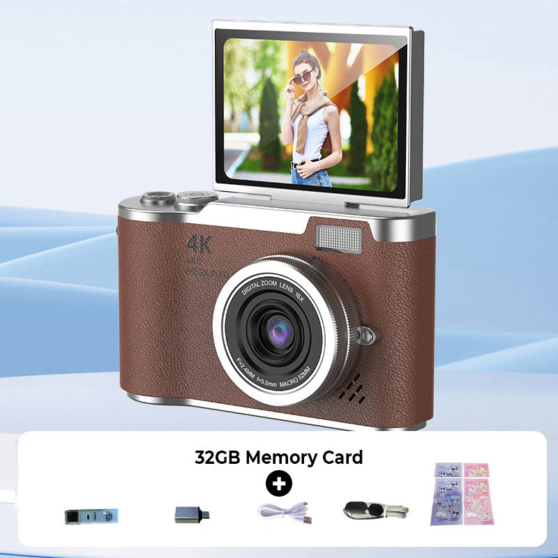 Skorter | 4K HD Flip-Screen Digital Camera