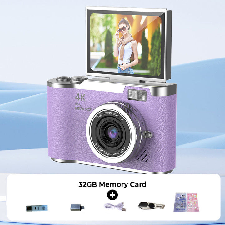 Skorter | 4K HD Flip-Screen Digital Camera