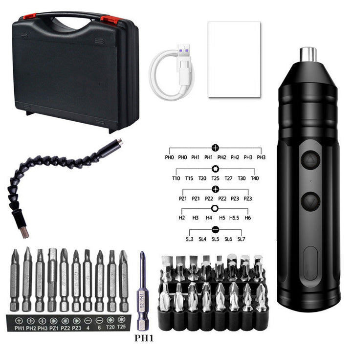 Lisslune | Portable rechargeable electric screwdriver set