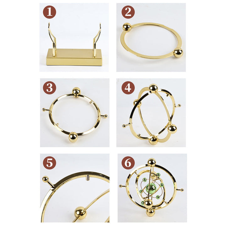 Lisslune | Pendulum with eternal motion in heavenly orbit – Creative rotating decoration for the home