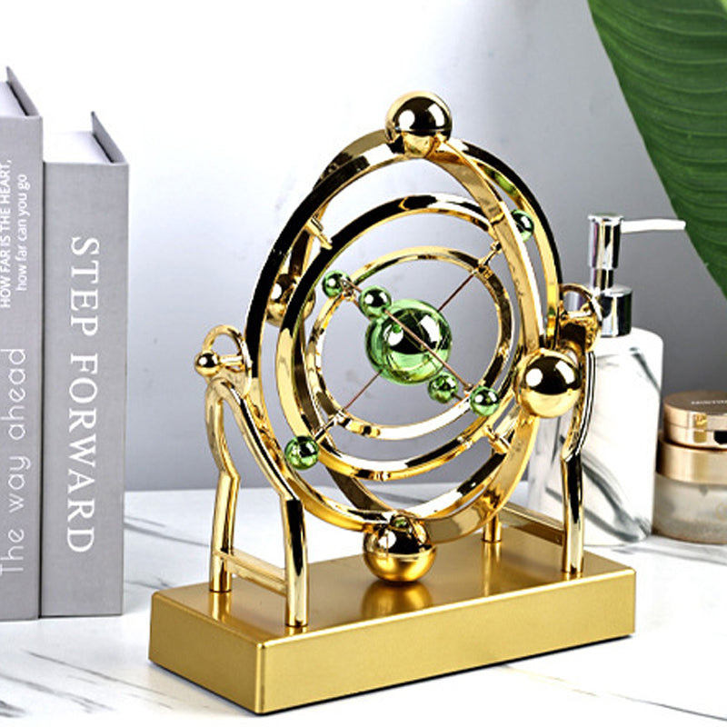 Lisslune | Pendulum with eternal motion in heavenly orbit – Creative rotating decoration for the home