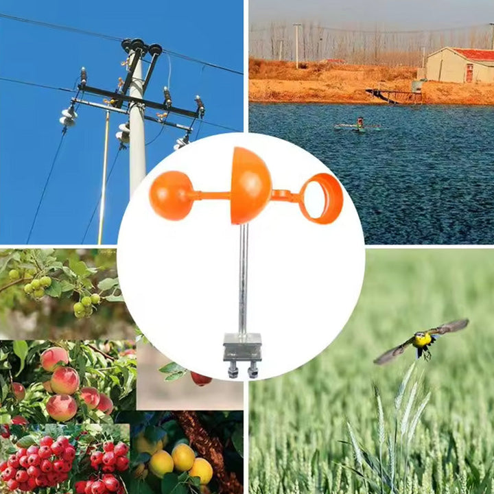 Lisslune | Limited Duration 7 Discount Reflector Anti-Birds & Sound Weather Vane ️ | Protection & Ecological Decoration