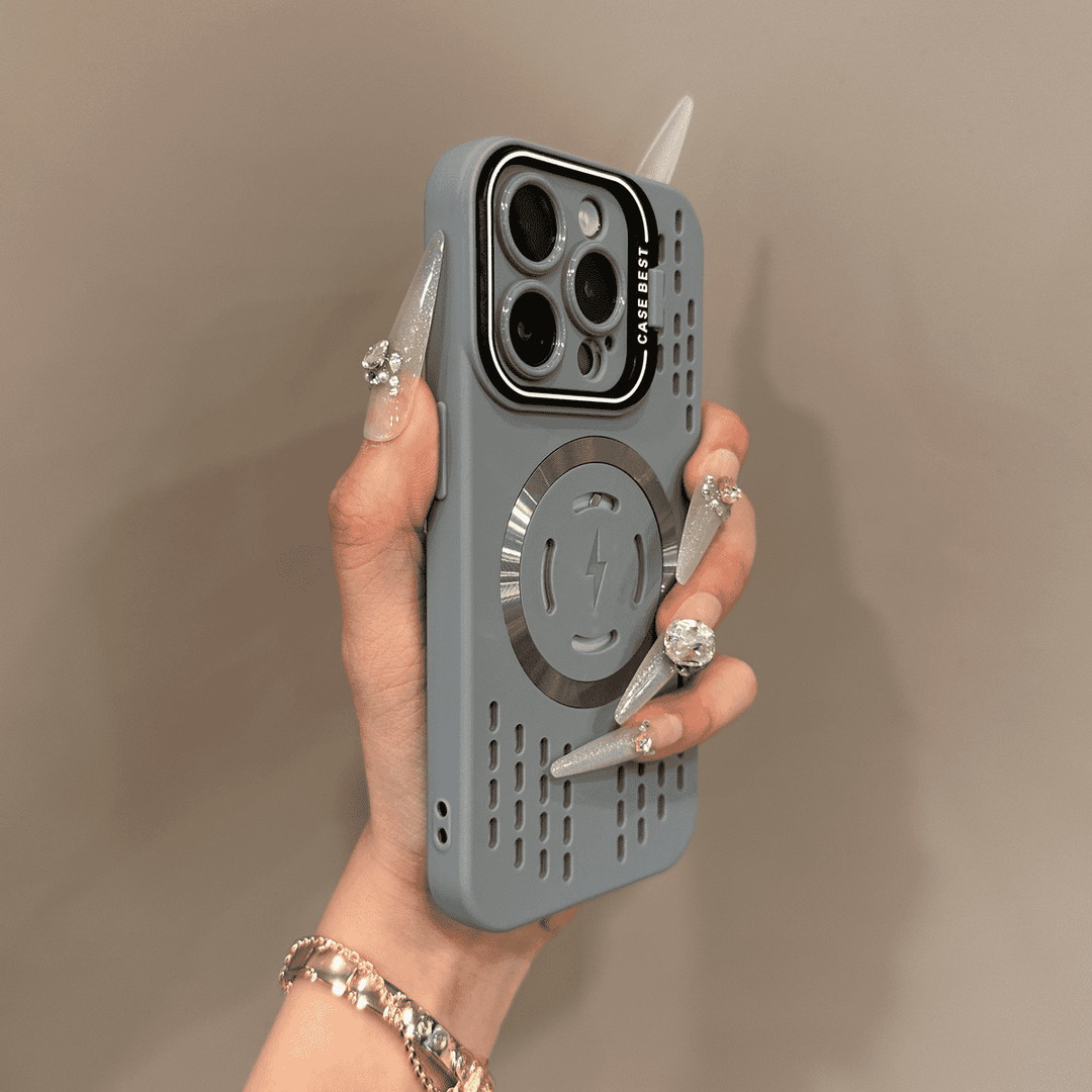 Lisslune | Soft silicone safety cover with lightning-fast magnetic charging Case for iPhone