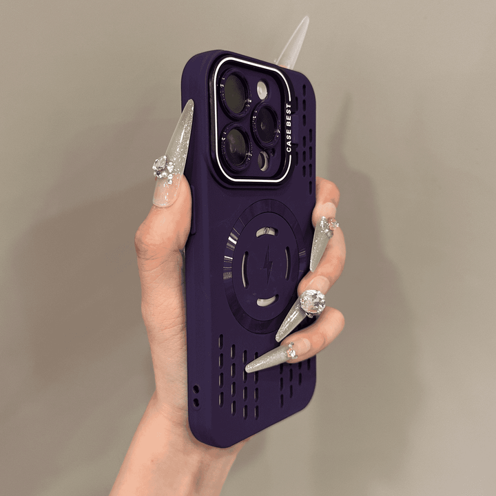 Lisslune | Soft silicone safety cover with lightning-fast magnetic charging Case for iPhone