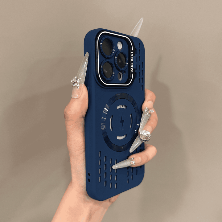Lisslune | Soft silicone safety cover with lightning-fast magnetic charging Case for iPhone