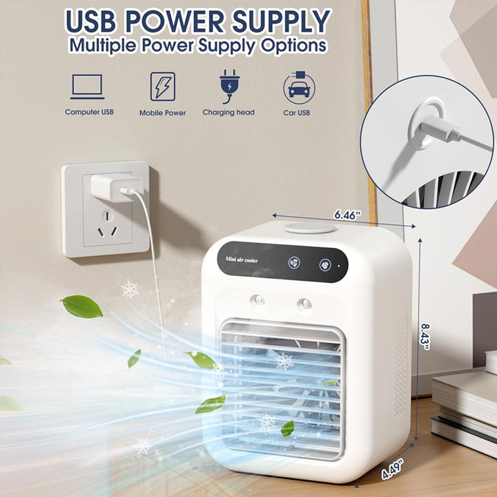 Lisslune | Summer promotion for a limited time 6 Discount️Mini portable air conditioner with cooler and air humidifier