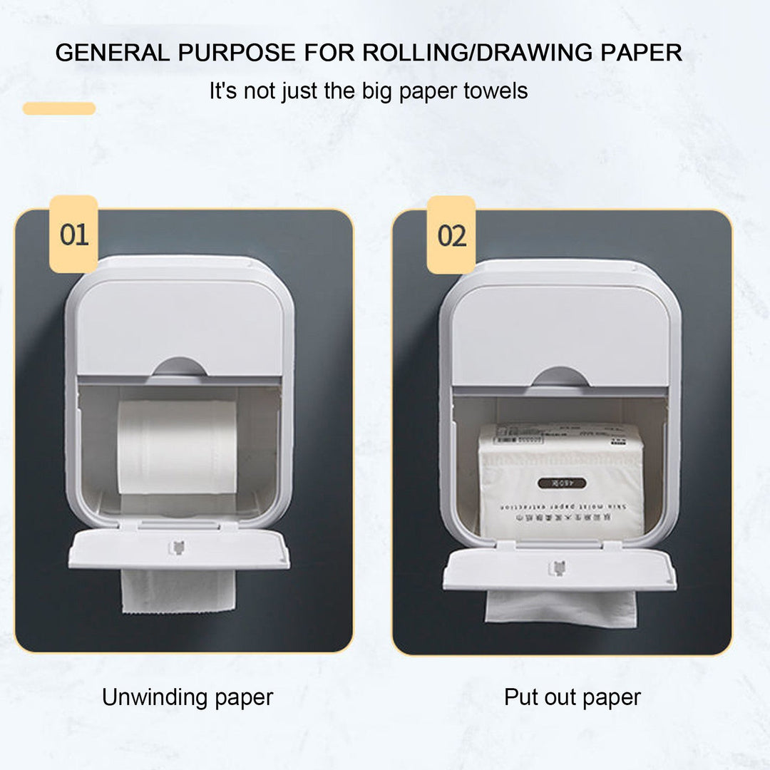 Lisslune | Flush-free toilet paper holder box