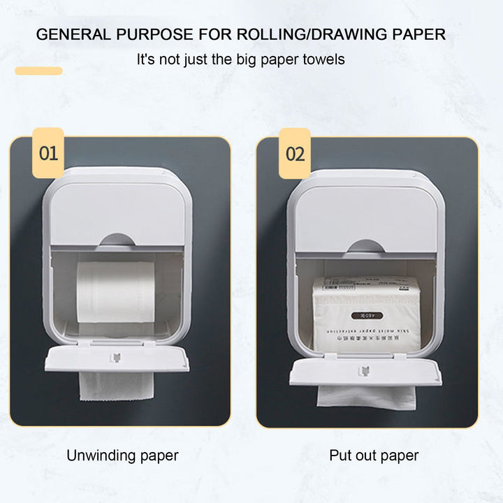 Lisslune | Flush-free toilet paper holder box
