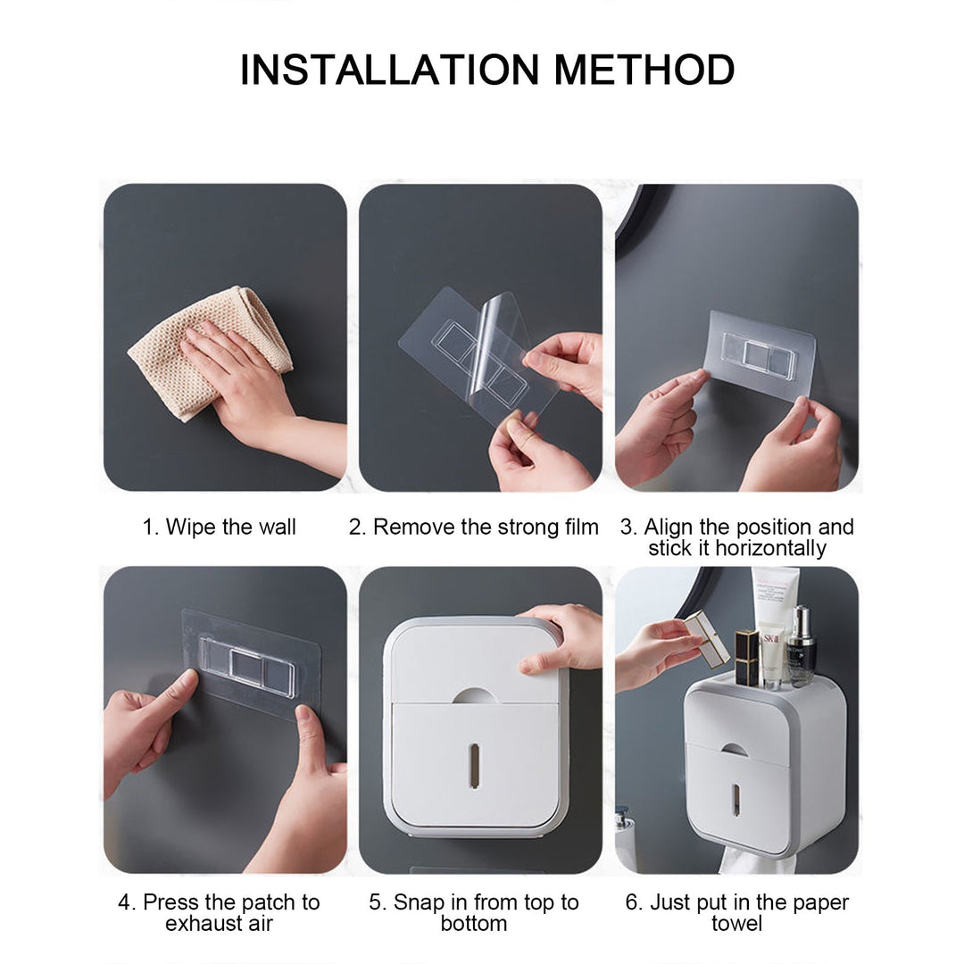 Lisslune | Flush-free toilet paper holder box