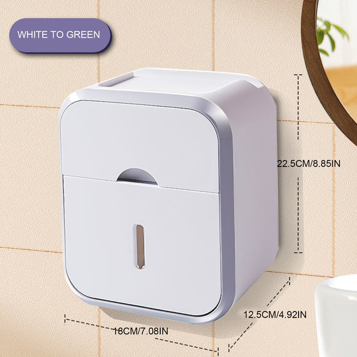 Lisslune | Flush-free toilet paper holder box