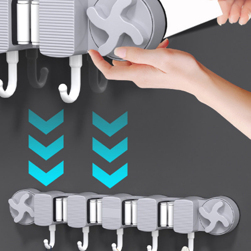 Lisslune | Bore-free suction cup mop holder for the bathroom