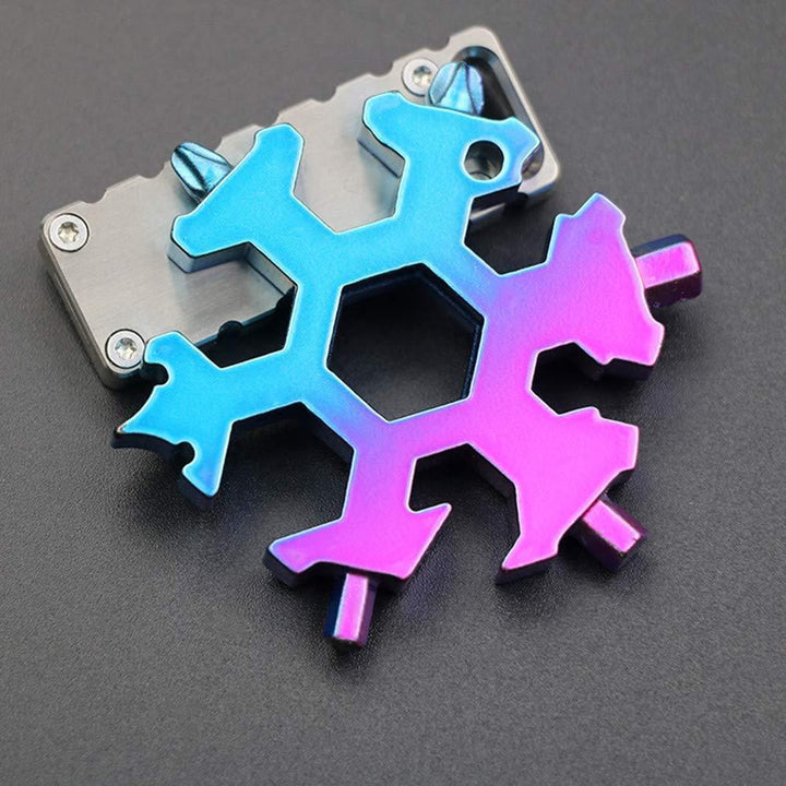Lisslune | Multifunctional snowflake key with fingertip gyro