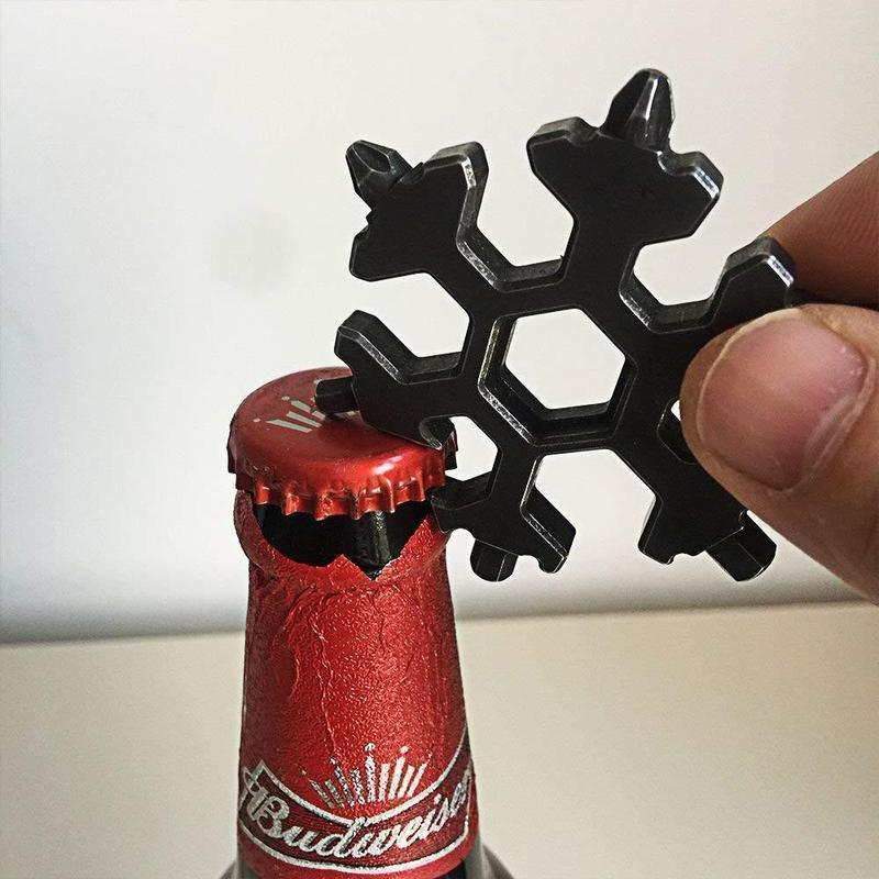 Lisslune | Multifunctional snowflake key with fingertip gyro