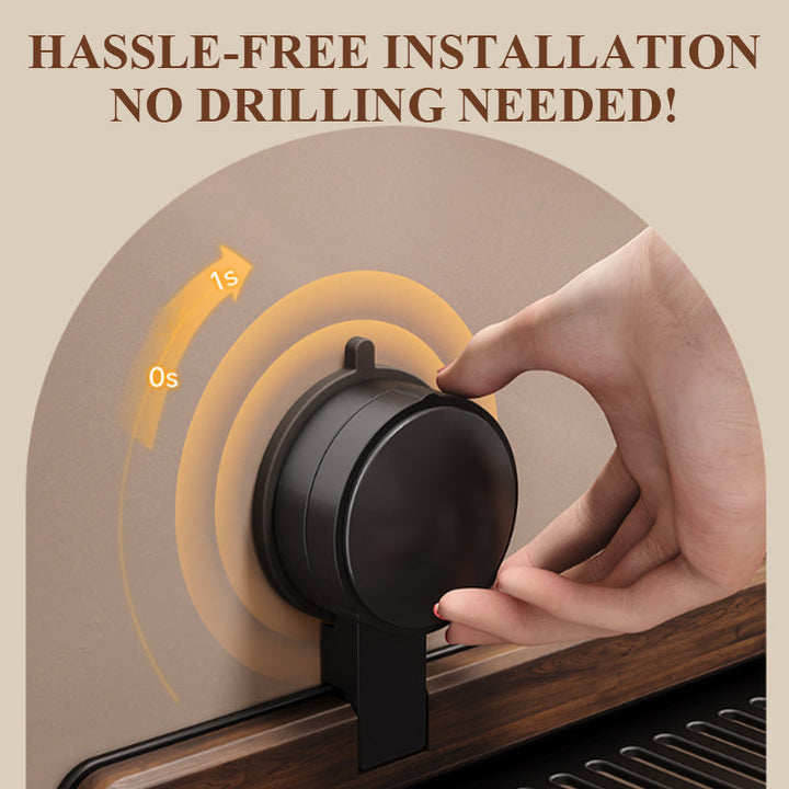 Lisslune | Shelf with suction cups in walnut