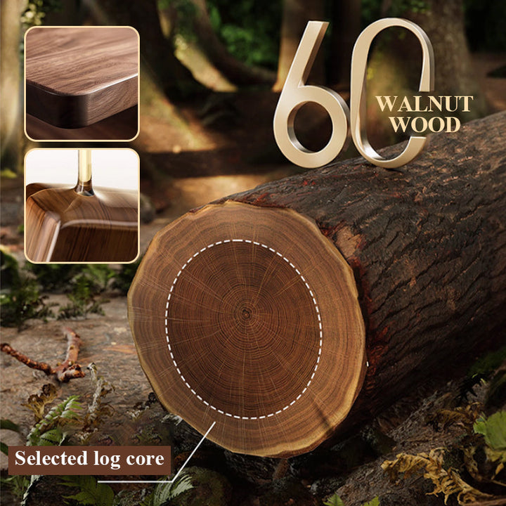 Lisslune | Shelf with suction cups in walnut