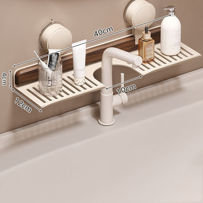 Lisslune | Shelf with suction cups in walnut