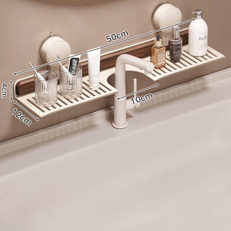 Lisslune | Shelf with suction cups in walnut