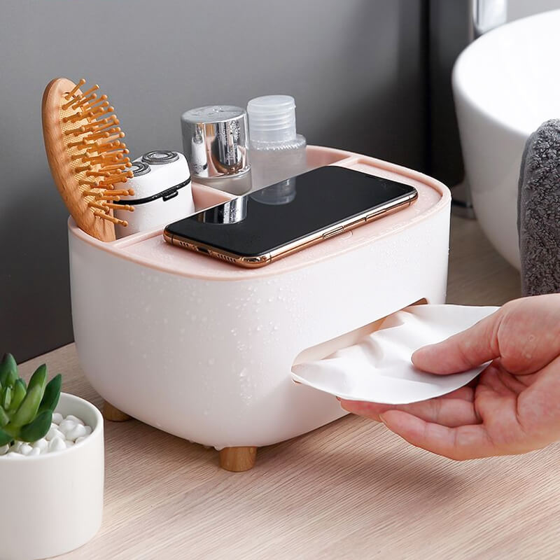 Lisslune | Multifunctional storage box for paper mobile phone holder