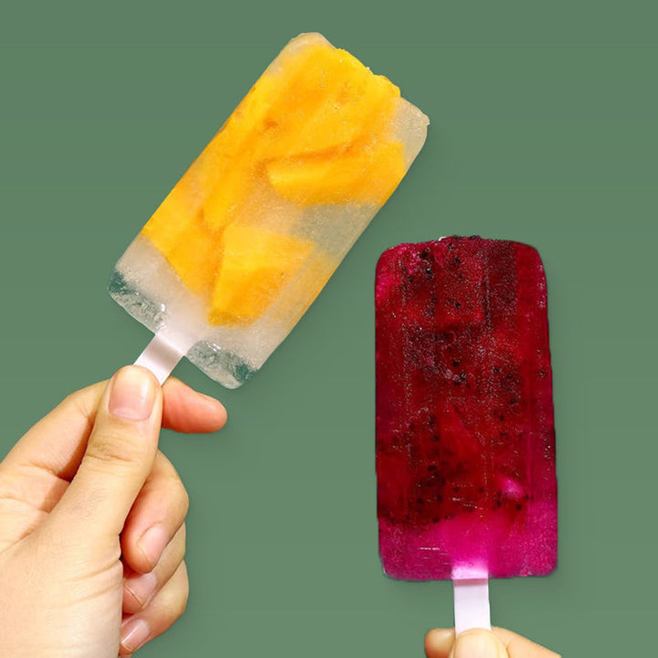 Lisslune | Ice pop mold with 4 cavities, lid and sticks
