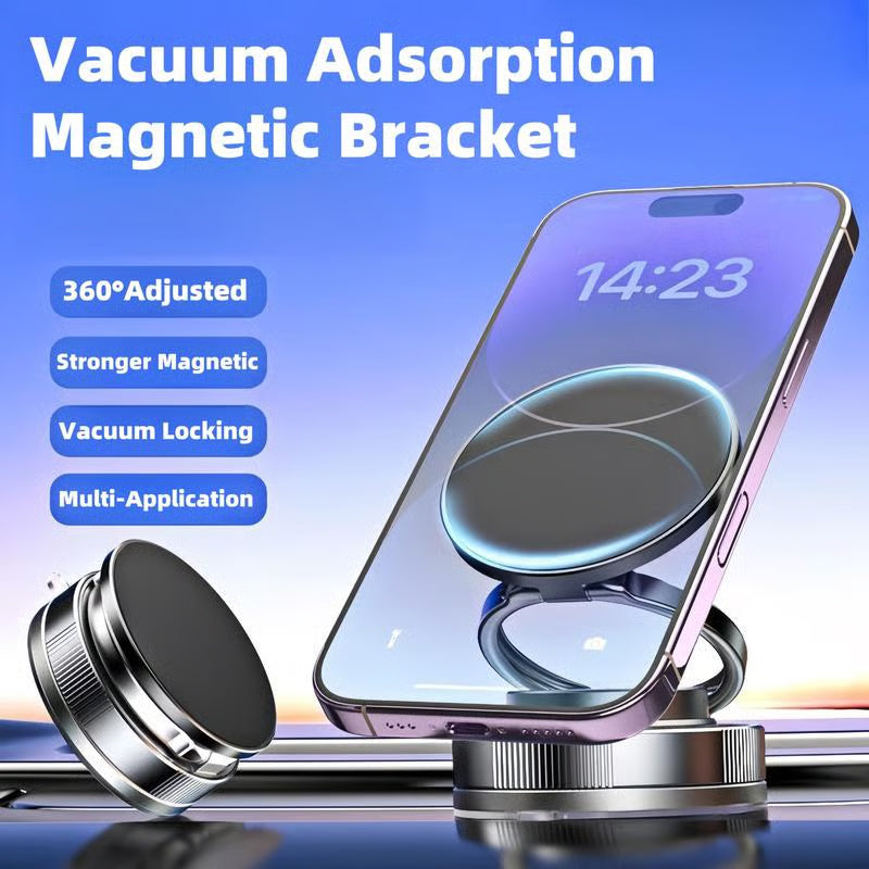 Lisslune | 360° adjustable magnetic phone holder with vacuum