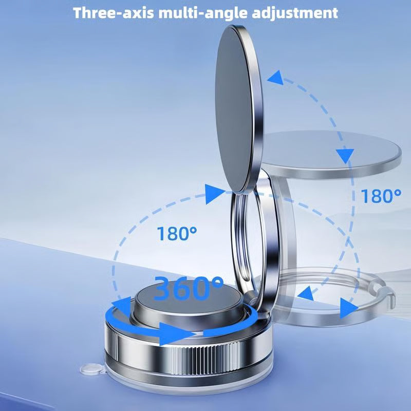 Lisslune | 360° adjustable magnetic phone holder with vacuum