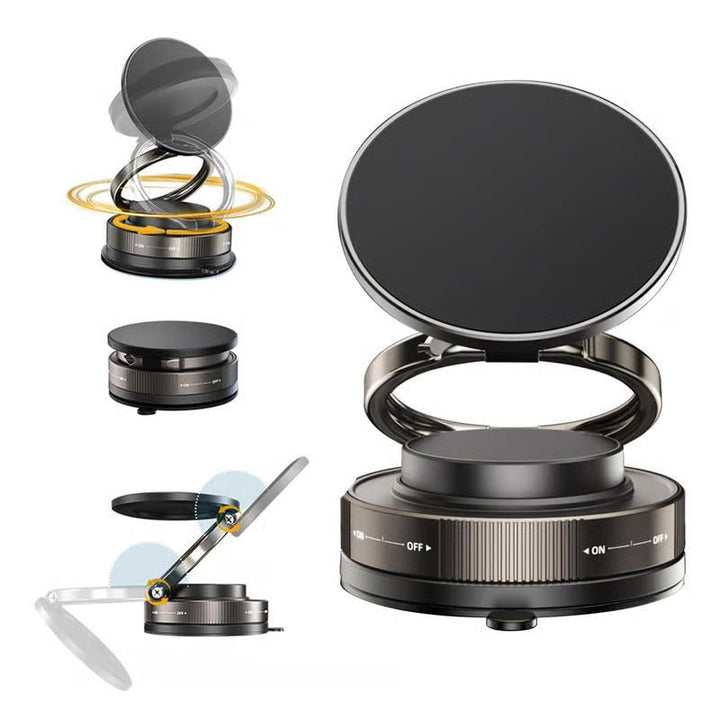 Lisslune | 360° adjustable magnetic phone holder with vacuum