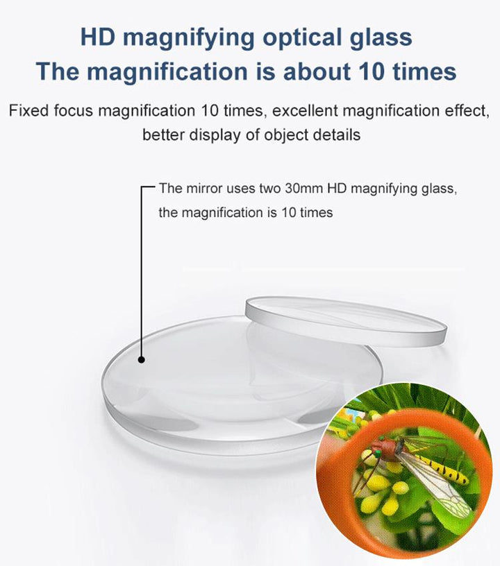 Lisslune | Mini collapsible magnifying glass keychain