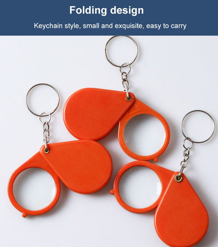 Lisslune | Mini collapsible magnifying glass keychain
