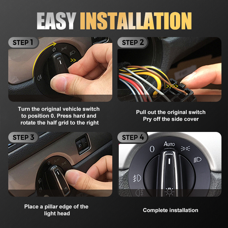 Lisslune | Auto Headlight Lamp Control Switch