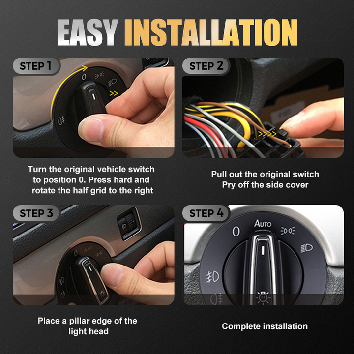 Lisslune | Auto Headlight Lamp Control Switch