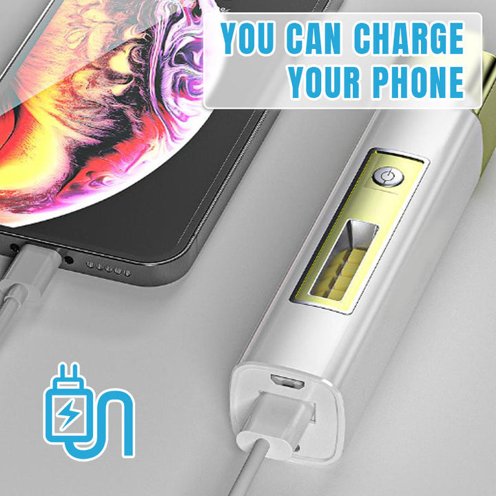 Lisslune | Mini 2-in-1 flashlight with high brightness and power bank
