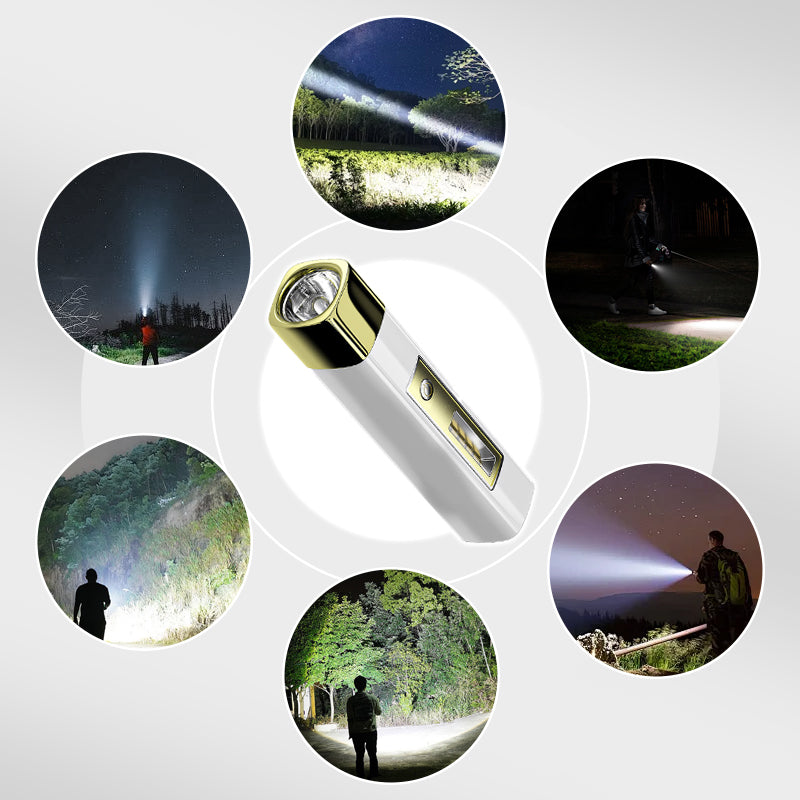 Lisslune | Mini 2-in-1 flashlight with high brightness and power bank