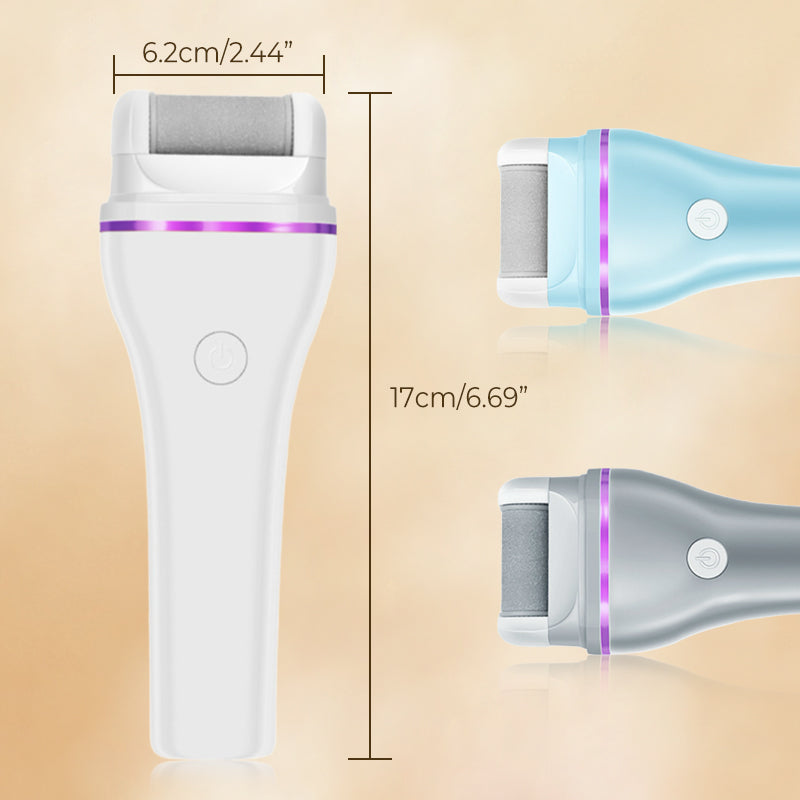 Lisslune | 2-step wireless electric callus remover with 2 interchangeable heads