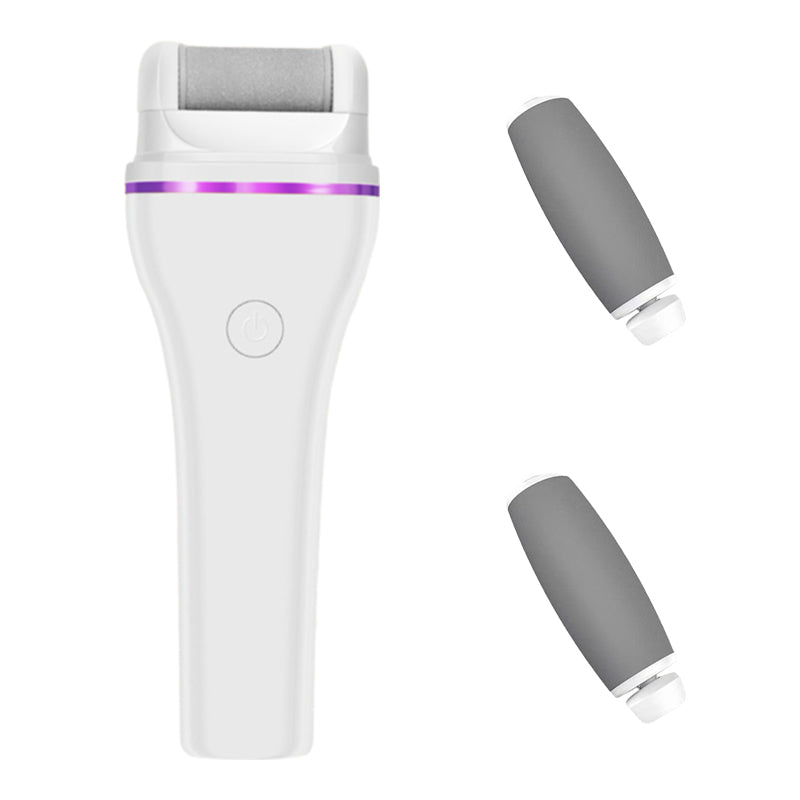 Lisslune | 2-step wireless electric callus remover with 2 interchangeable heads